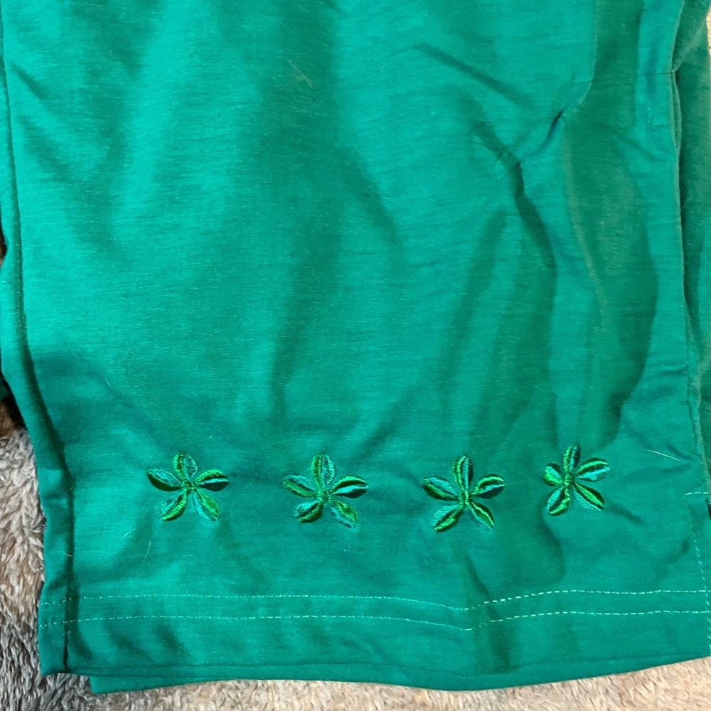 Annie Green Embroidered Pajama Set - Picture 5 of 6